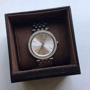 Michael Kors silver Darci watch